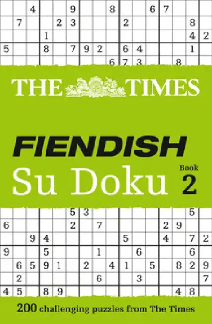 The Times Fiendish Su Doku Book 2 by Sudoku Syndication