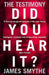 The Testimony by James Smythe