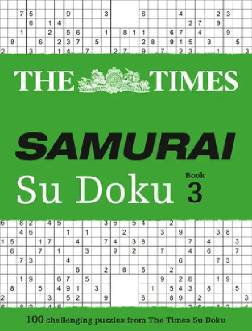 The Times Samurai Su Doku 3 by The Times Mind Games
