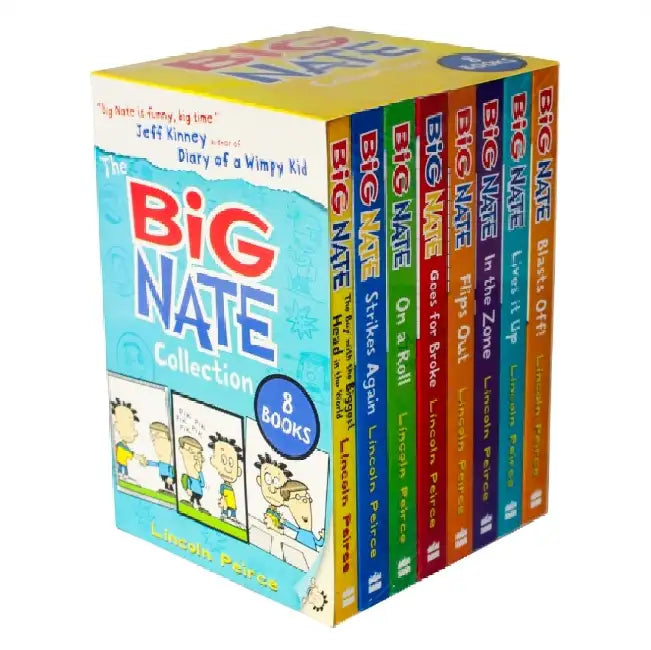 Big Nate 8copy Fiction Slipcase by Lincoln Peirce