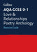 Collins Gcse Revision and Practice - New 2015 Curriculum Edition -- Aqa Gcse Poetry Anthology: Love and Relationships: Revision Guide by Collins UK
