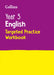 Year 3 English Targeted Practice Workbook by Collins UK