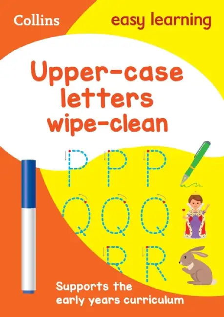 Upper Case Letters: Wipe-Clean Activity Book by HarperCollins UK