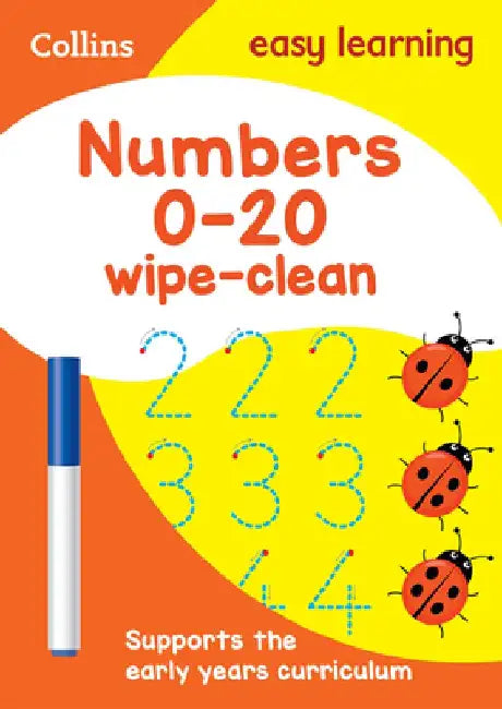 Numbers 0-20: Wipe-Clean Activity Book by HarperCollins UK