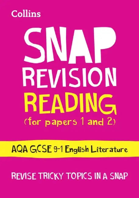 AQA GCSE 9-1 English Language Reading (Papers 1 & 2) Revision Guide by Collins GCSE