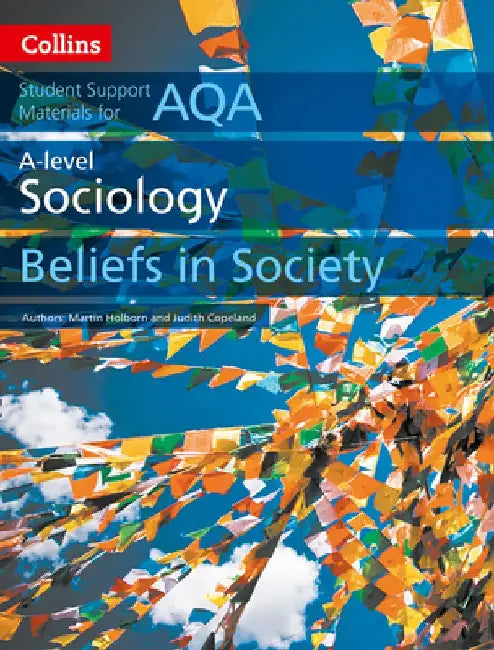 Collins Student Support Materials - Aqa a Level Sociology Beliefs in Society by Martin Holborn