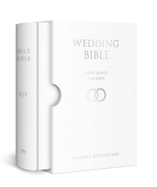 HOLY BIBLE: King James Version (KJV) White Compact Wedding Edition by Collins UK