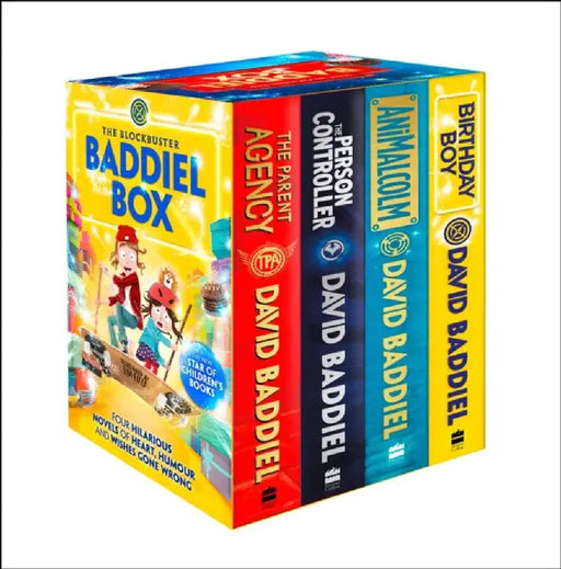The Blockbuster Baddiel Box (The Person Controller, The Parent Agency, AniMalcolm, Birthday Boy) by Thijs Demeulemeester