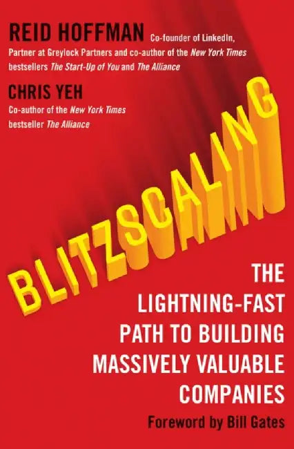 Blitzscaling by Reid Hoffman