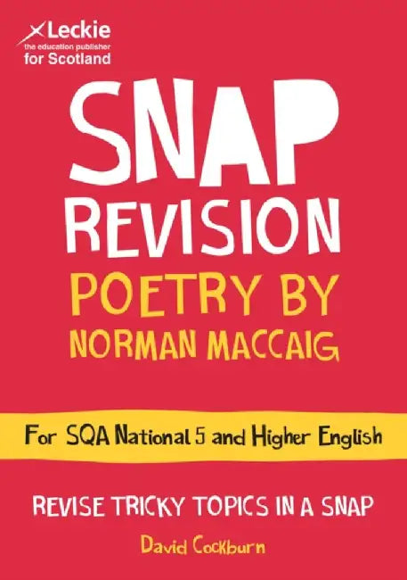 National 5/Higher English Revision: Poetry by Norman MacCaig by David Cockburn