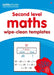Second Level Wipe-Clean Maths Templates for CfE Primary Maths by Leckie