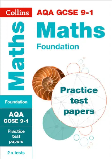 Collins GCSE 9-1 Revision - Aqa GCSE 9-1 Maths Foundation Practice Test Papers by Collins Gcse