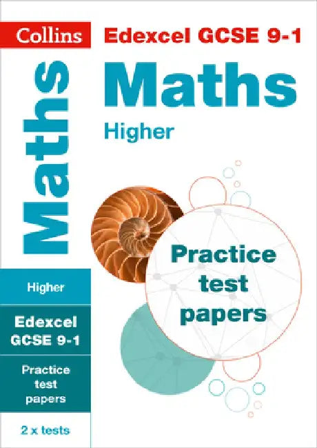 Collins GCSE 9-1 Revision - Edexcel GCSE 9-1 Maths Higher Practice Test Papers by Collins Gcse