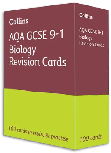 Collins GCSE 9-1 Revision - New Aqa GCSE 9-1 Biology Revision Flashcards by Collins Gcse