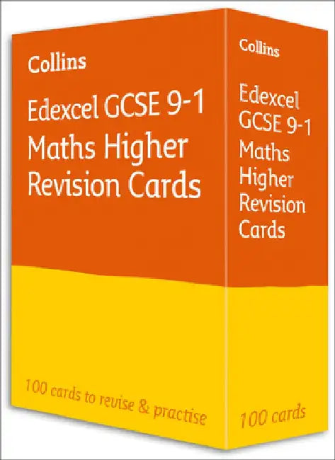 Collins GCSE 9-1 Revision - New Edexcel GCSE 9-1 Maths Higher Revision Flashcards by Collins Gcse