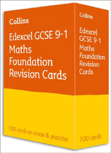 Collins GCSE 9-1 Revision - New Edexcel GCSE 9-1 Maths Foundation Revision Flashcards by Collins Gcse