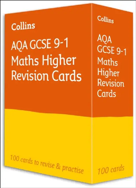 Collins GCSE 9-1 Revision - New Aqa GCSE 9-1 Maths Higher Revision Flashcards by Collins Gcse