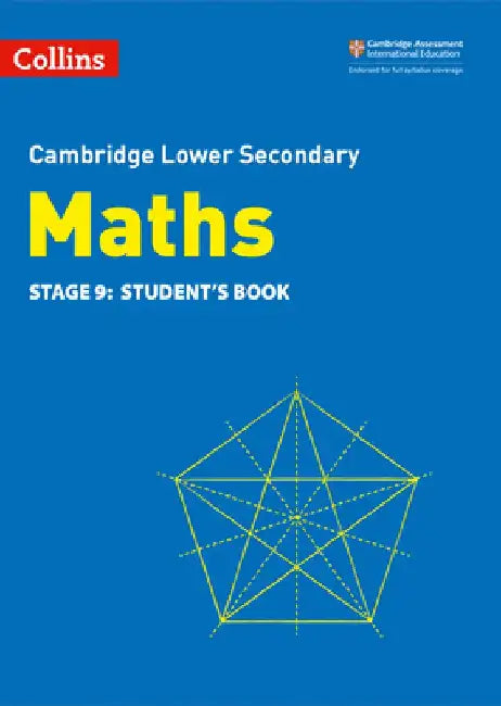 Collins Cambridge Lower Secondary Maths: Stage 9: Student's Book by Belle Cottingham