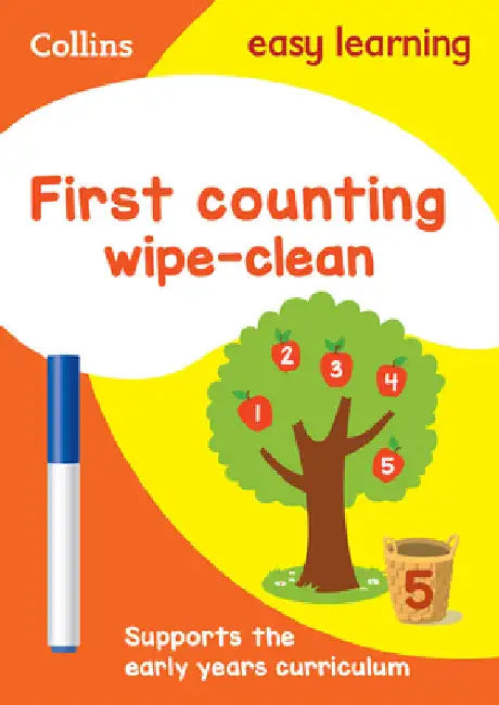 First Counting Age 3-5 Wipe Clean Activity Book: Ideal for Home Learning by Collins Easy Learning