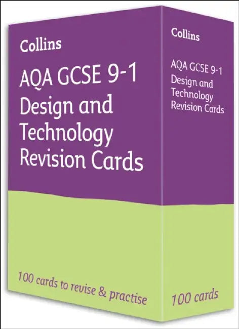 AQA GCSE 9-1 Design & Technology Revision Cards by Collins GCSE