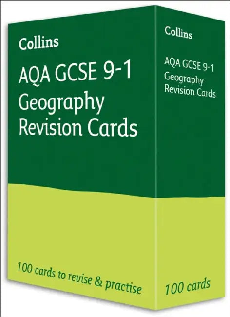 AQA GCSE 9-1 Geography Revision Cards by Collins GCSE