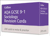 AQA GCSE 9-1 Sociology Revision Cards by Collins GCSE