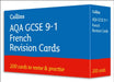 AQA GCSE 9-1 French Vocabulary Revision Cards by Collins GCSE
