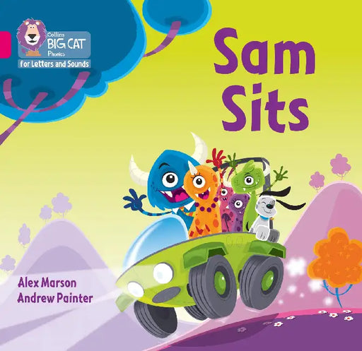 Sam Sits: Band 01a/Pink a by Alex Marson