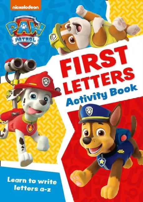 PAW Patrol First Letters Activity Book by Collins Preschool