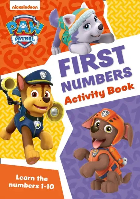 PAW Patrol First Numbers Activity Book by Collins Preschool