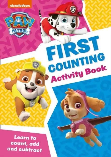 PAW Patrol First Counting Activity Book by Collins Preschool