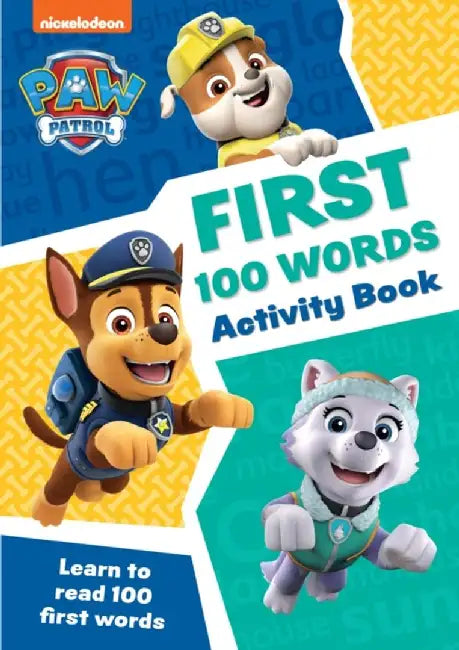 PAW Patrol First 100 Words Activity Book by Collins Preschool