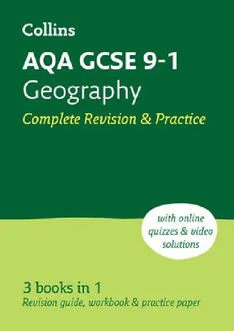 Aqa GCSE 9-1 Geography Complete Revision & Practice: Ideal for Home Learning, 2023 and 2024 Exams by Collins Gcse