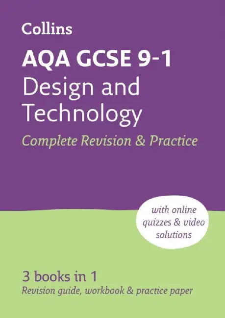 Aqa GCSE 9-1 Design & Technology Complete Revision & Practice: Ideal for Home Learning, 2023 and 2024 Exams by Collins Gcse