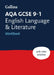 Aqa GCSE 9-1 English Language and Literature Workbook: Ideal for Home Learning, 2023 and 2024 Exams by Collins Gcse