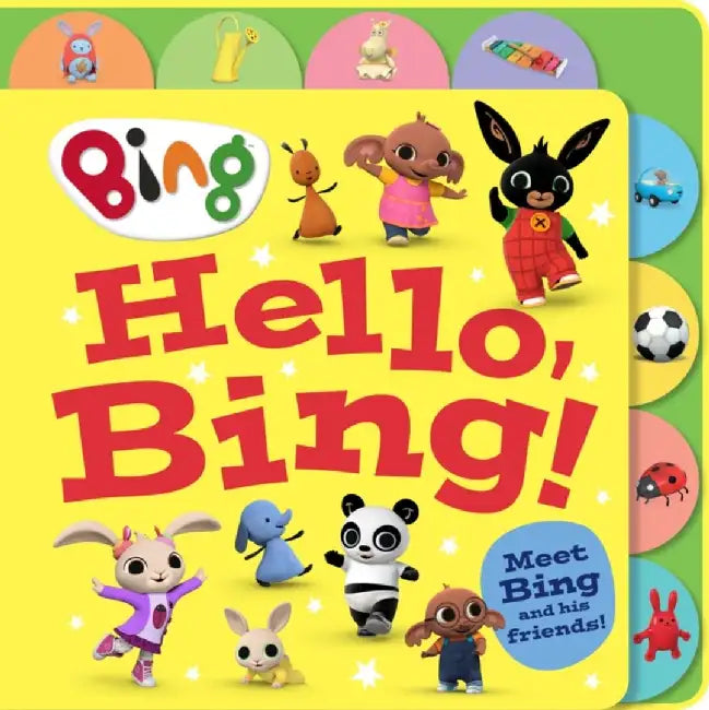Hello, Bing! (Tabbed Board) by HarperCollins Children’s Books