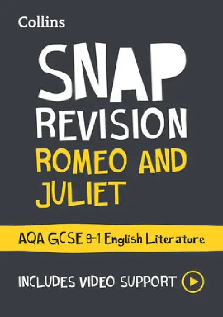 Romeo and Juliet: Aqa GCSE 9-1 English Literature Text Guide: Ideal for Home Learning, 2022 and 2023 Exams by Collins Gcse
