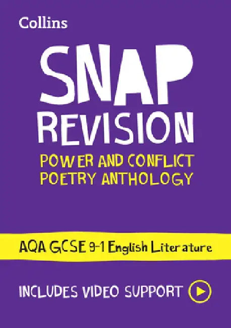 Aqa Poetry Anthology Power and Conflict Revision Guide: Ideal for Home Learning, 2022 and 2023 Exams by Collins Gcse
