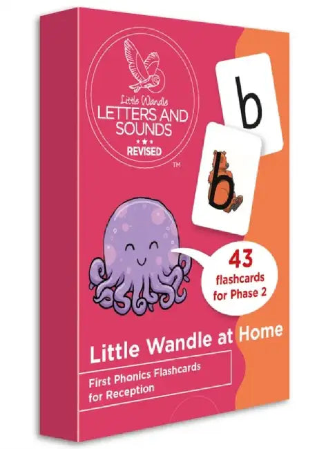 Little Wandle at Home First Phonics Flashcards for Reception by Wandle Learning Trust and Little Sutton Primary School