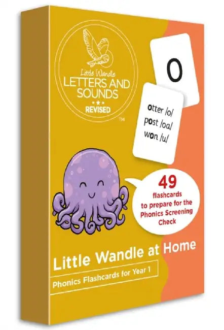Little Wandle at Home Phonics Flashcards for Year 1 by Wandle Learning Trust and Little Sutton Primary School