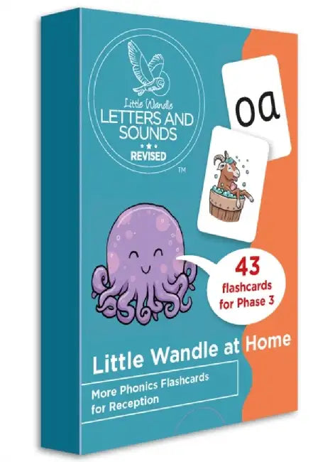 Little Wandle at Home More Phonics Flashcards for Reception by Wandle Learning Trust and Little Sutton Primary School