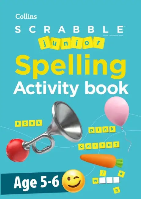 SCRABBLE™ Junior Spelling Activity book Age 5-6 by Collins Scrabble