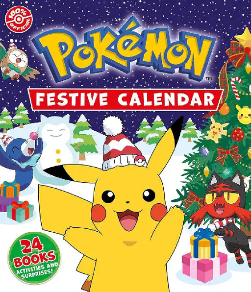 Pokemon: Festive Calendar: A festive collection of 24 books, activities and surprises! by Pokemon