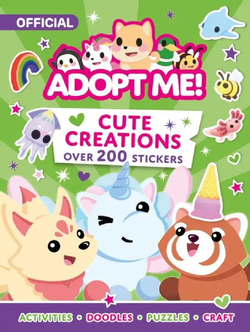 Adopt Me! Cute Creations Sticker Book by Uplift Games