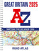 Great Britain A-Z Road Atlas 2025 (A4 Spiral) by A-Z Maps