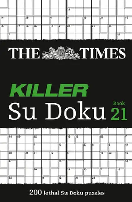 The Times Killer Su Doku Book 21 by The Times Mind Games
