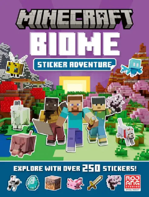 Minecraft Biome Adventure Sticker Book by Mojang AB