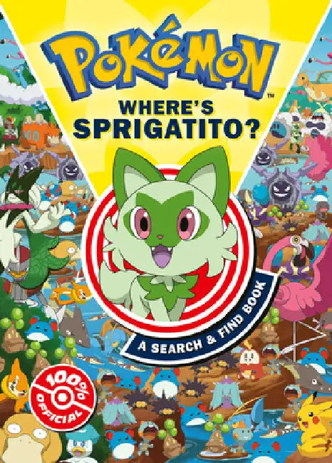 Pokemon Whereâ€™s Sprigatito: A Search & Find Book by Pokemon