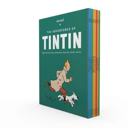 The Adventures of Tintin: 8 Title Paperback Boxed Set by Herge