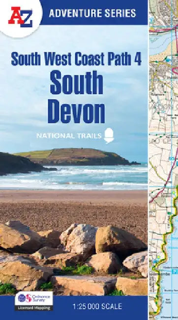 South West Coast Path 4 – South Devon by A-Z Maps